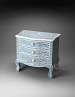 Butler Bone Inlay Blue Bone Inlay Accent Chest