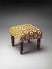 Butler Accent Seating Turmeric Ikat Upholstered Stool