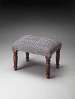 Butler Accent Seating Mykonos Navy Upholstered Stool