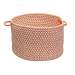 Outdoor Houndstooth Tweed Braided Utility Basket