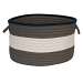 Color Block Round Basket