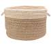 Chunky Natural Wool Dipped Basket