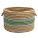 Garden Banded Round Basket