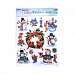 145 piece Holiday Window Clings