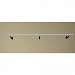 Single Bar Collarless Aluminum Fixed Height Wall Mount Ballet Barre System