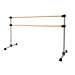 Prodigy Series Traditional Wood Double Bar Freestanding Ballet Barre