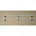 Double Bar Collarless Aluminum Fixed Height Wall Mount Ballet Barre System