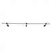 Single Bar Collared Aluminum Fixed Height Wall Mount Ballet Barre System