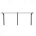 Single Bar Collared Aluminum AdjustableHeight Wall Mount Ballet Barre System