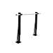 Single Bar Modern Aluminum Adjustable Height Floor Mount Fitness Barre System