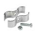 10 Pk Chrome Pole Connector