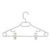 18 Pack 52 Gram Hanger, Swivel With Dress Notch With Clips
