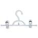 12 Pack Soft Touch Skirt And Pant Hanger With Clips, White