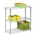 3 Tier Chrome Storage Shelves