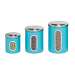 3 Pk Metal Storage Canisters