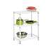 3 Tier White Shelving Unit 250 Lbs