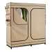 60 Inch Double Door Storage Closet With Shoe Organizer