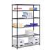 6 Tier Black Steel Shelving 600 Lbs