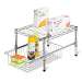Adjustable Shelf With Under Cabinet Organizer