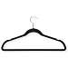 9 Pack Velvet Touch Suit Hanger, Black