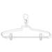 72 Pack Hotel Hangers With Security Loop With Clips
