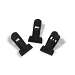 80 Pack Finger Clips Black