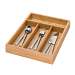Bamboo 4 Compartment Cutlery Tray