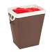 Brown Hamper With Removable Liner