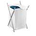 Chrome Folding Hamper Wcover