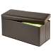 Faux Leather Folding Double Storage Ottoman