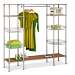 Freestanding Steel Closet With Basket Shelves