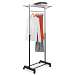 Garment Rack With Top Shelf, Grid, Chromeblack