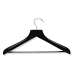 Curved Wood Suit Hanger Ebony 2 Pack
