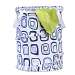 Medium Patterned Pop Open Hamper, Blue Squares