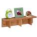 Large Sectioned Wall Shelf