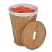Nested Bamboo Hamper With Lid