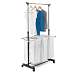 Triple Sorter Laundry Center With Hanging Bar