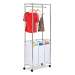 Urban Laundry Center Chrome Rolling