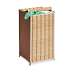 Tall Bamboo Wicker Weave Hamper