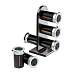 6 Pc Zero Gravity Countertop Magnetic Spice Stand
