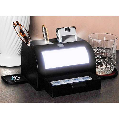 Lighted Bedside Organizer