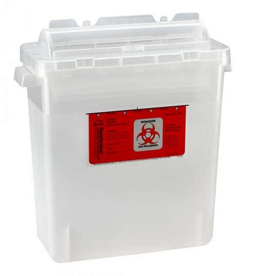 3 Gallon Sharps Container, Rotating Lid