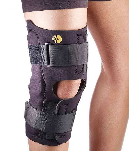 Anterior Closure Knee Wrap w/Hinge