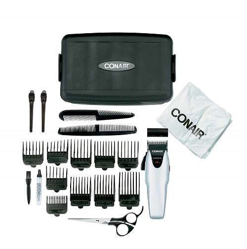 Rechargeable Cord/Cordless 21 Piece Haircut Kit