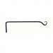 15 inch Forged Straight Hook Black