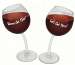 Tipsy Wine Glass Set of 2
