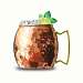 Moscow Mule Copper Mug with Brass Handle 16 oz