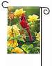 Rose Garden Cardinal Garden Flag
