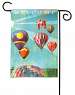 Hot Air Balloon Garden Flag