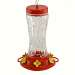 16 oz Swirl Glass Hummingbird Feeder
